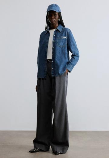 Джинсовая блузка