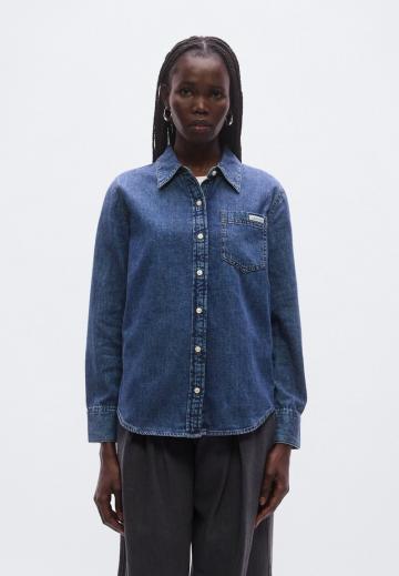 Джинсовая блузка