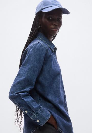 Джинсовая блузка