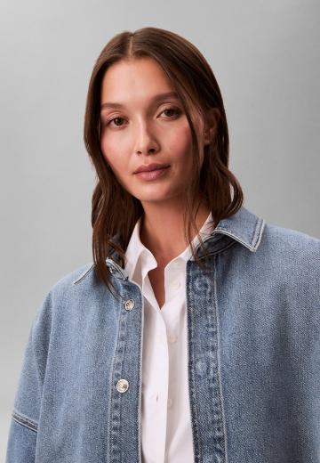 Джинсовая блузка