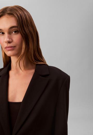 Длинный блейзер