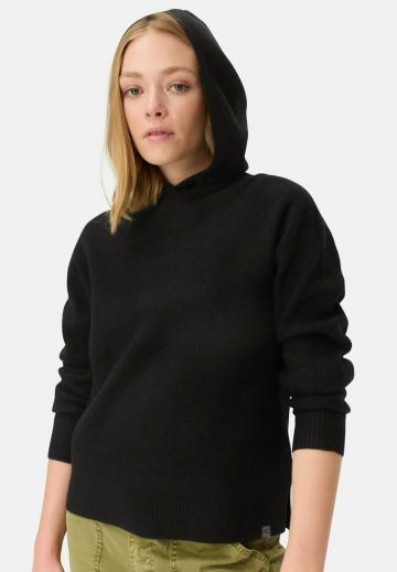 Пуловер с капюшоном