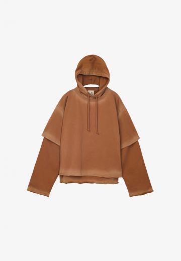 Пуловер с капюшоном