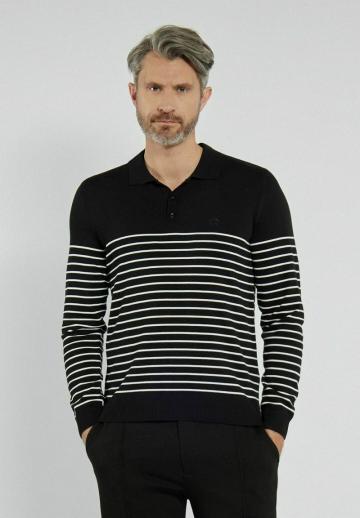 Поло с длинным рукавом