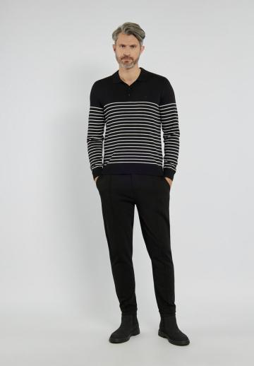 Поло с длинным рукавом