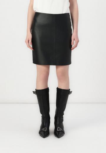 Кожаная юбка