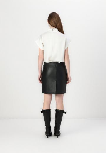 Кожаная юбка