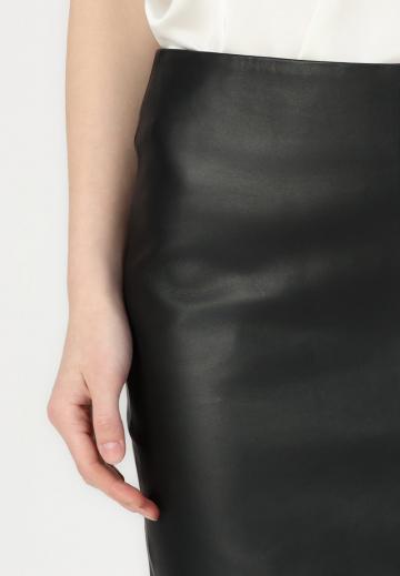 Кожаная юбка