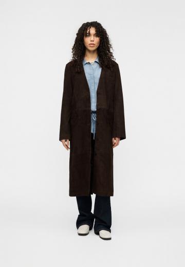 Кожаное пальто