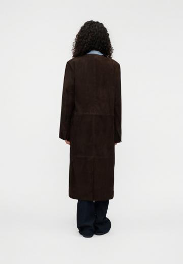 Кожаное пальто