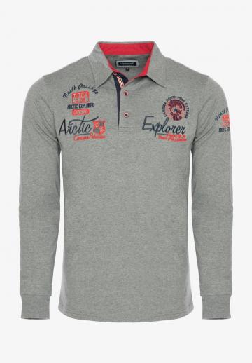 Поло с длинным рукавом