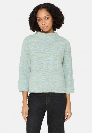 Пуловер с рукавом три четверти