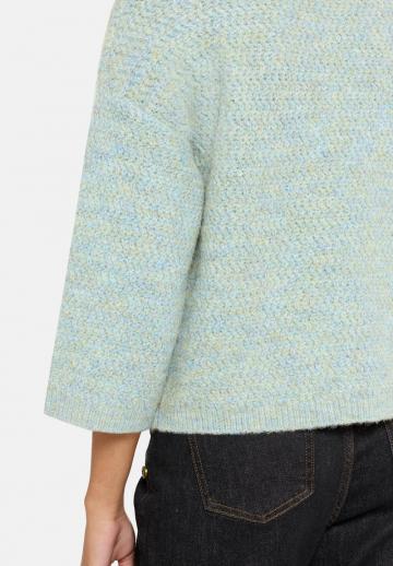 Пуловер с рукавом три четверти