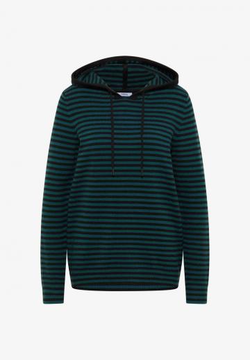 Пуловер с капюшоном