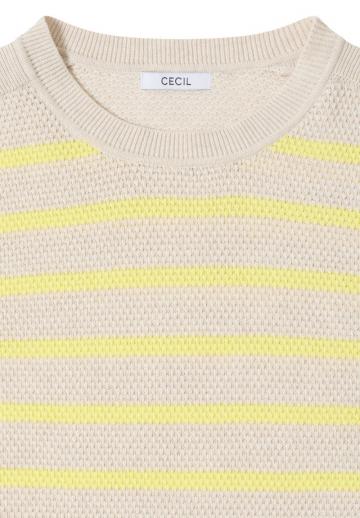 Пуловер в полоску