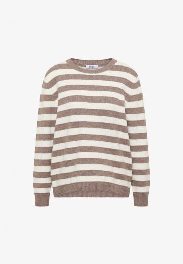 Пуловер в полоску