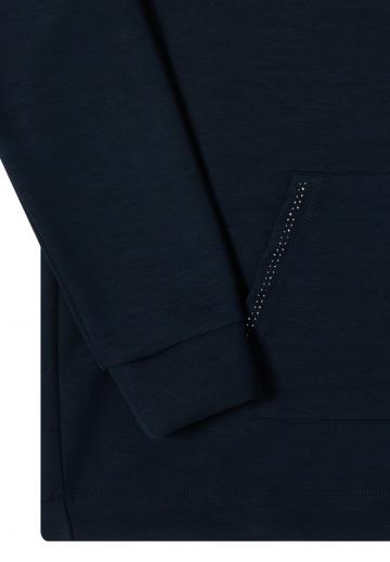 Пуловер с капюшоном