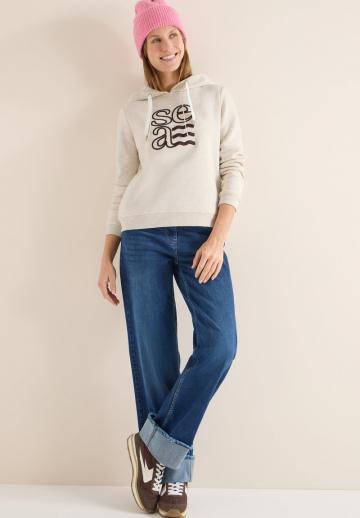 Пуловер с капюшоном