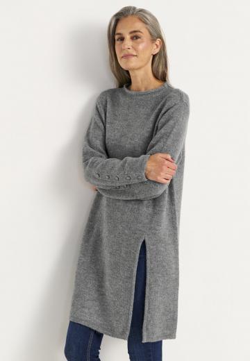 Длинный пуловер