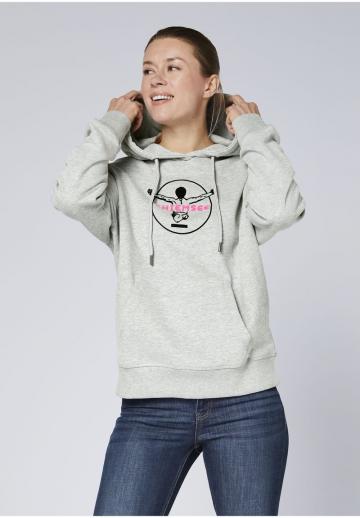 Пуловер с капюшоном