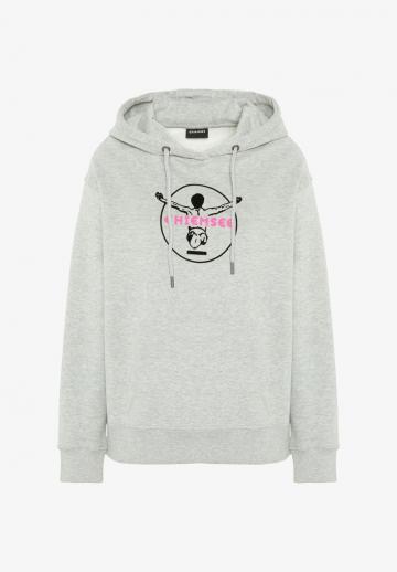 Пуловер с капюшоном