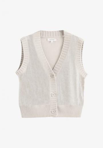 Пуловер без рукавов