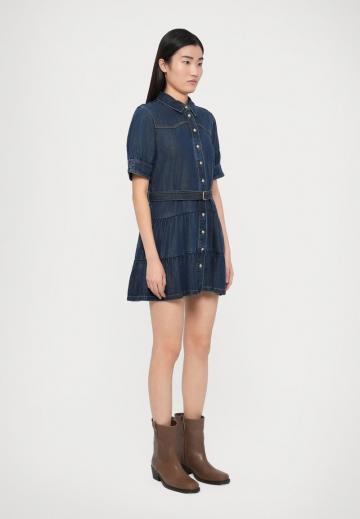 Джинсовое платье