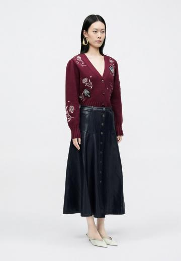 Кожаная юбка