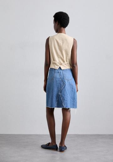 Джинсовая жилетка