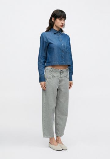 Джинсовая блузка