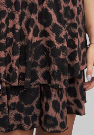 Юбка с воланами