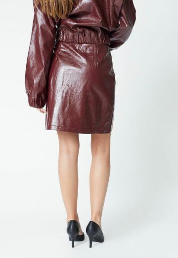 Кожаная юбка
