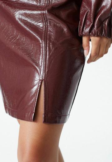Кожаная юбка