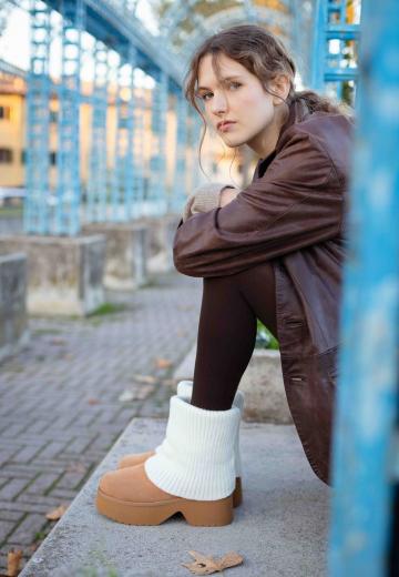 Полусапожки на платформе