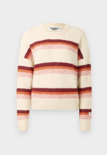 Пуловер в полоску