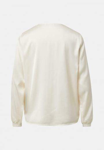 Атласная блузка