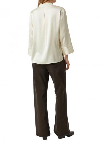 Атласная блузка