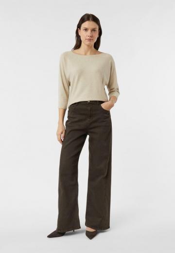 Пуловер с рукавом три четверти