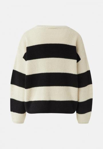 Пуловер в полоску
