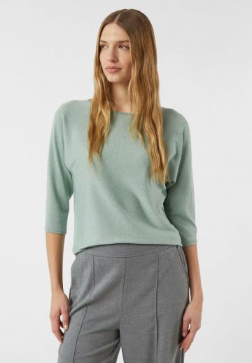 Пуловер с рукавом три четверти