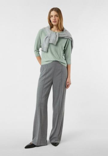 Пуловер с рукавом три четверти