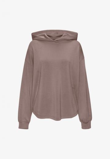 Пуловер с капюшоном