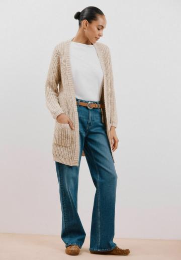 Длинный жилет