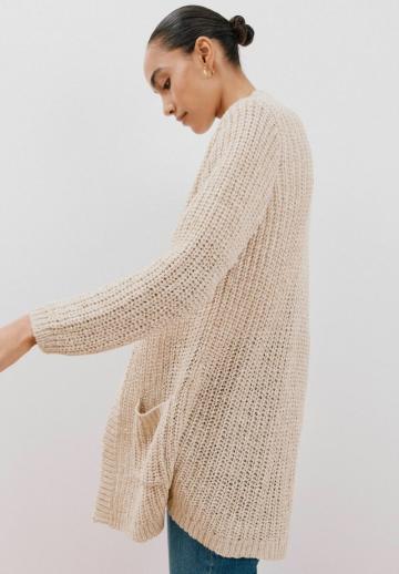 Длинный жилет