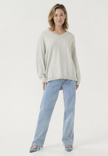 Длинный пуловер