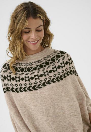 Длинный пуловер