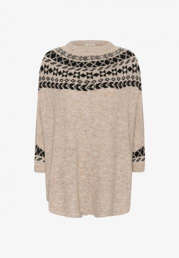 Длинный пуловер