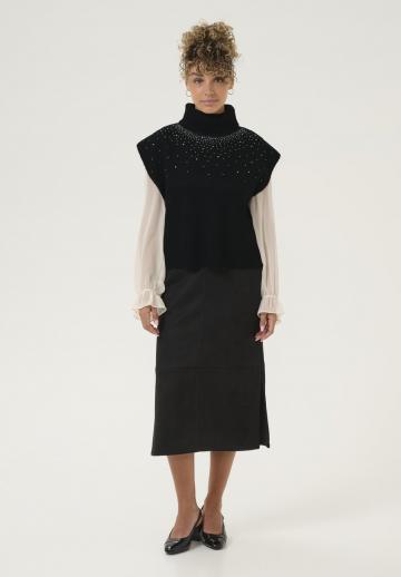 Пуловер с коротким рукавом