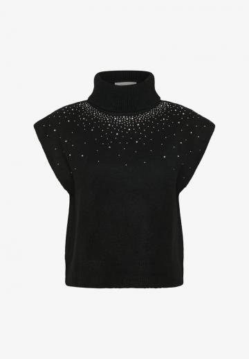 Пуловер с коротким рукавом