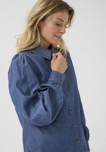 Джинсовая блузка